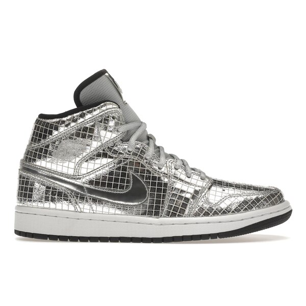 Jordan ジョーダン レディース スニーカー  【Jordan 1 Mid SE Disco Metallic Silver (Women)】  サイズ US_W_11 Metallic Silver/Metallic Silver-White