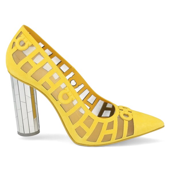Ferragamo フェラガモ レディース スニーカー  【Ferragamo Florise X5 Suede Pumps Light Yellow (Women)】  サイズ US_W_10 Light Yellow