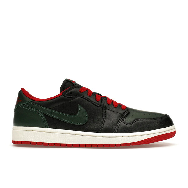 Jordan ジョーダン レディース スニーカー 【Jordan 1 Retro Low OG Gorge Green Varsity Red (Women's)】 サイズ US_6(23.0cm) Black/Gorge Green/Varsity Red/Sail|asty