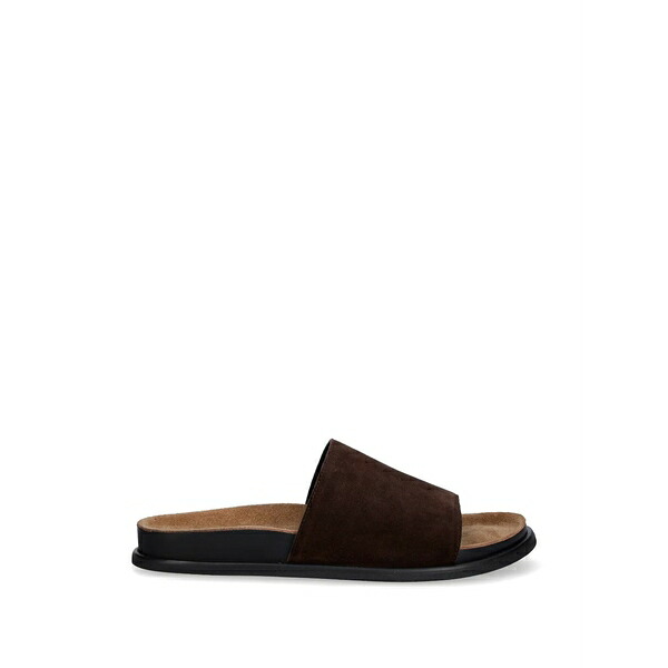 バガボンド レディース サンダル シューズ Effie suede-finish flat sandals Brown|asty