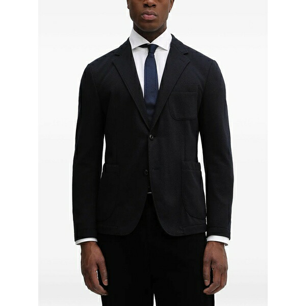ジョープ メンズ ジャケット＆ブルゾン アウター Single-breasted blazer Black｜asty 73,590円