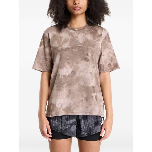 アディダス レディース Tシャツ トップス Terrex multi spray-dye t-shirt Neutrals｜asty
