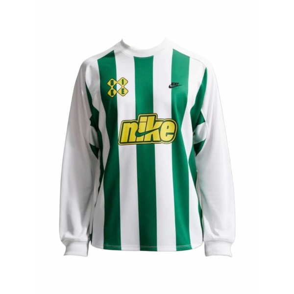 ナイキ メンズ Tシャツ トップス Striped goalie top White｜asty
