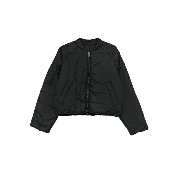 カナダグース レディース ジャケット&ブルゾン アウター Elba zip-up bomber jacket Black|asty