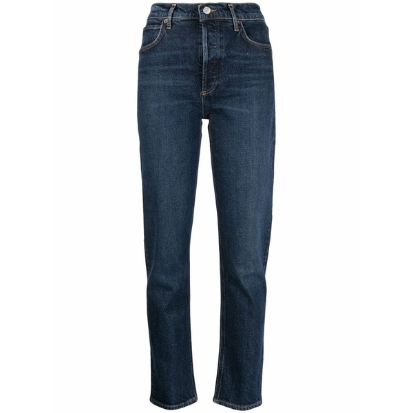 アゴルド レディース デニムパンツ ボトムス Riley high-waisted jeans Blue｜asty