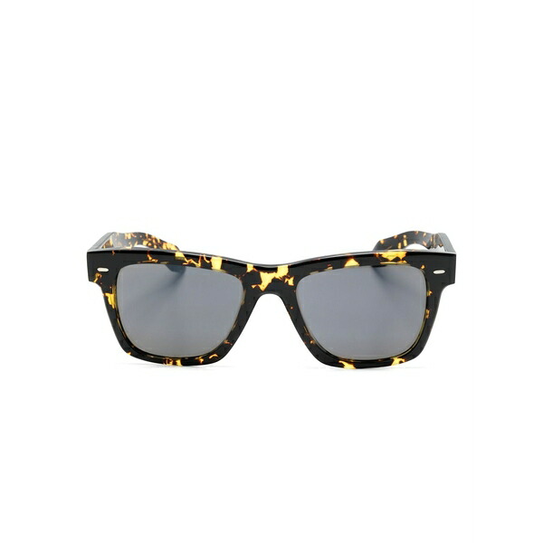 オリバーピープルズ メンズ サングラス・アイウェア アクセサリー N.04 tortoiseshell-effect sunglasses Black|asty