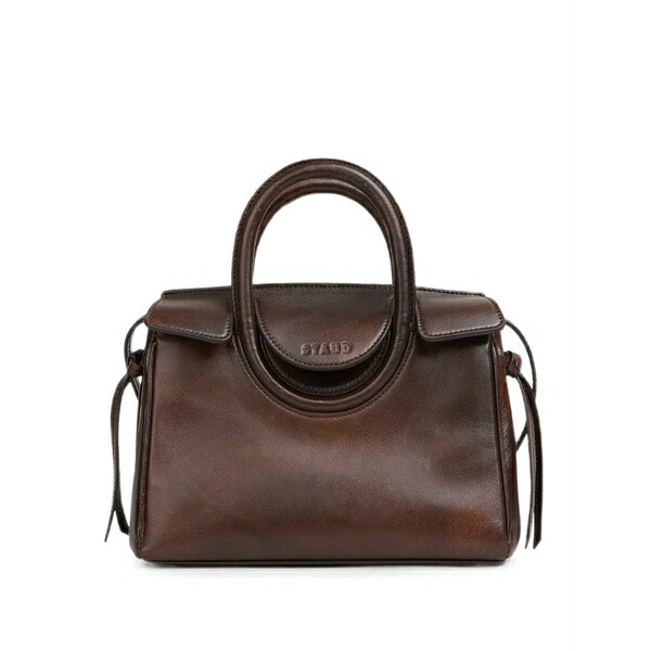 ステゥド レディース トートバッグ バッグ Maude leather tote bag Brown｜asty