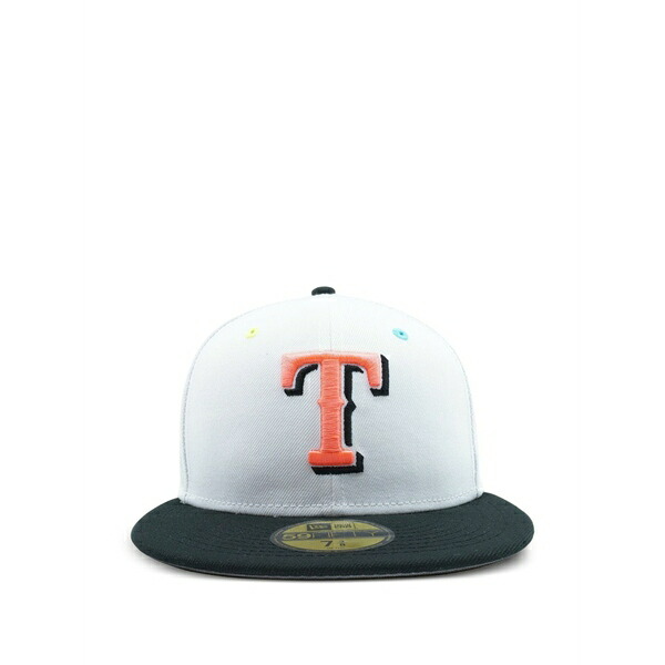 ニューエラ メンズ 帽子 アクセサリー 59fifty texas rangers cap Grey｜asty