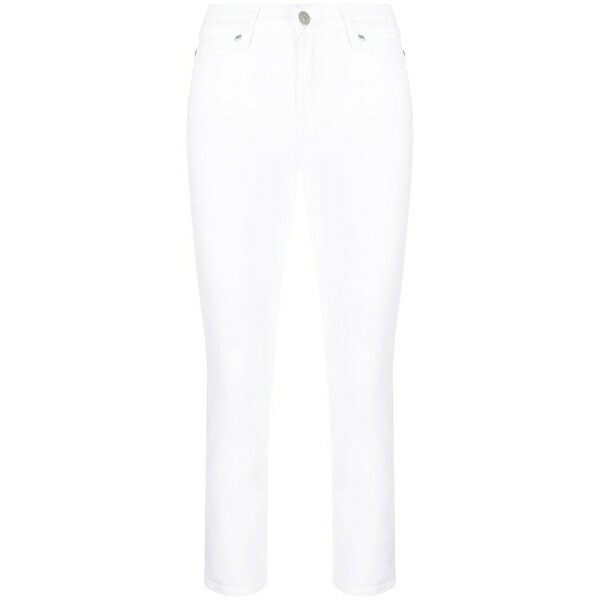 7フォーオールマンカインド レディース デニムパンツ ボトムス Roxanne cropped skinny jeans White｜asty 58,680円