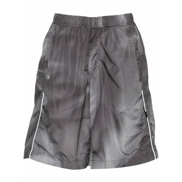フォーティーフォー・レーベル・グループ メンズ カジュアルパンツ ボトムス Crinkle graphic-print shorts Black｜asty