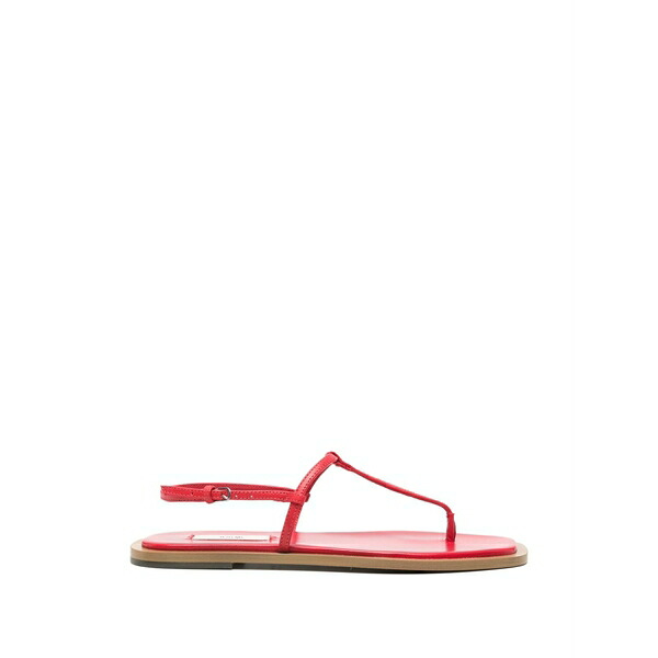 トーテム レディース サンダル シューズ T-strap sandals Red｜asty