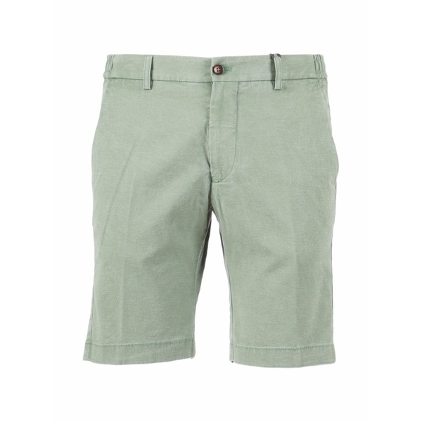 ベルウィッチ メンズ カジュアルパンツ ボトムス Garment-dyed bermuda shorts Green|asty