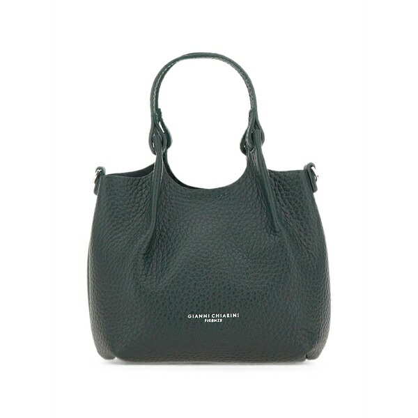 ジャンニ・キアリーニ レディース ショルダーバッグ バッグ Dua grained leather shoulder bag Green|asty