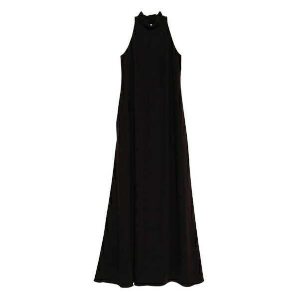 アムサール レディース ワンピース トップス High-neck dress Brown｜asty