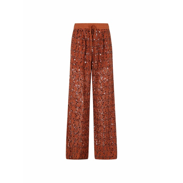 エッセンシャルアントワープ レディース カジュアルパンツ ボトムス Jenims sequin-embellished trousers Orange｜asty 65,340円