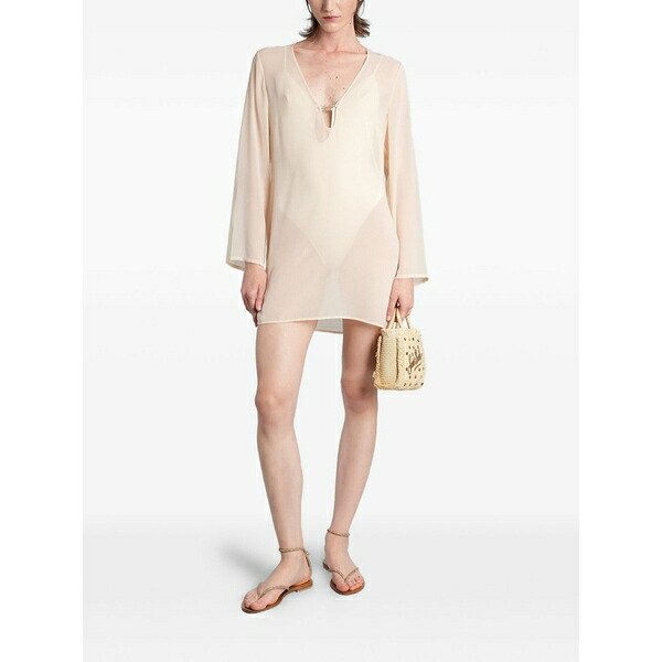 エムシーツーセイントバース レディース ワンピース トップス Gretah mini dress Neutrals｜asty