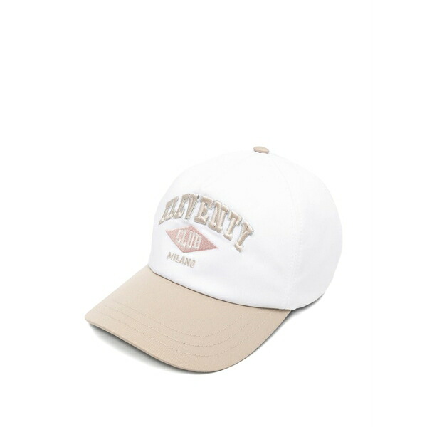 イレブンティ メンズ 帽子 アクセサリー Embroidered baseball cap White｜asty 64,240円