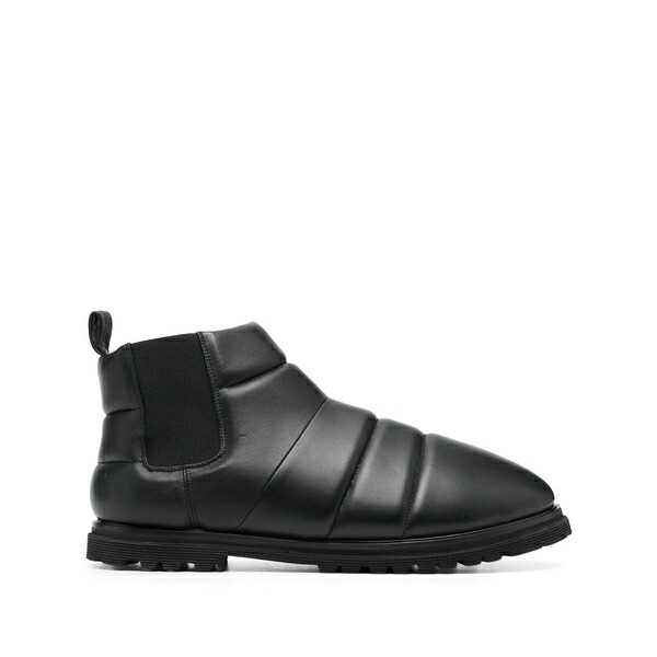 ナヌーシュカ メンズ ブーツ シューズ Padded ankle boots Black|asty
