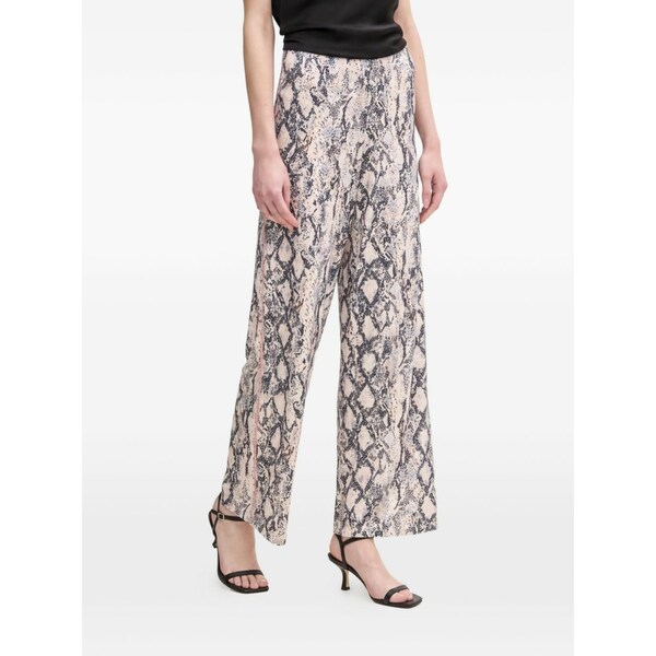 ウイ レディース カジュアルパンツ ボトムス Marlene animal-print trousers Neutrals｜asty