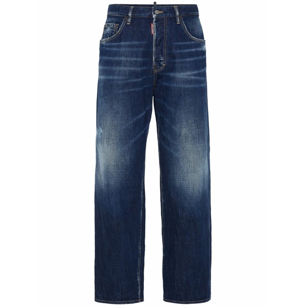ディースクエアード メンズ デニムパンツ ボトムス Wide-leg jeans Blue|asty