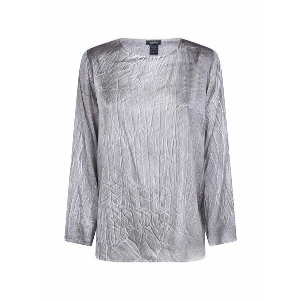 アヴァントワ レディース シャツ トップス Long-sleeve shirt Grey｜asty