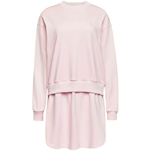 J.W.アンダーソン レディース ワンピース トップス Layered sweatshirt dress Pink｜asty