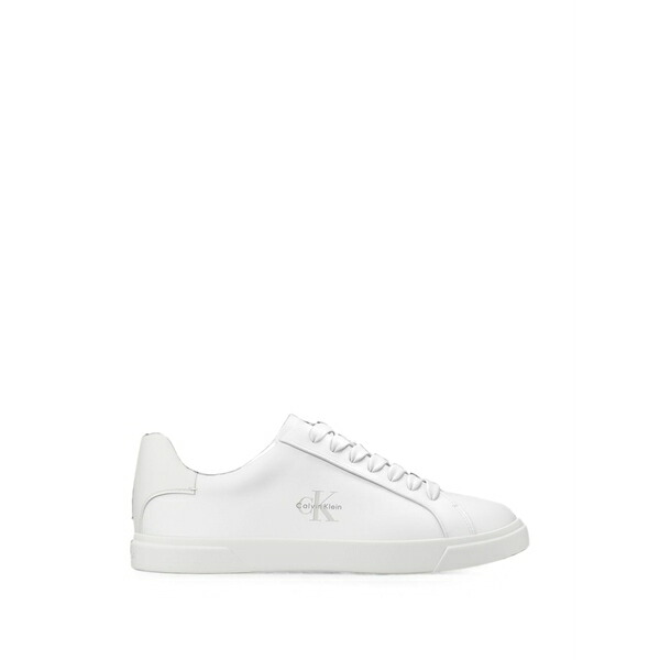 カルバンクライン レディース スニーカー シューズ Logo-print sneakers White|asty