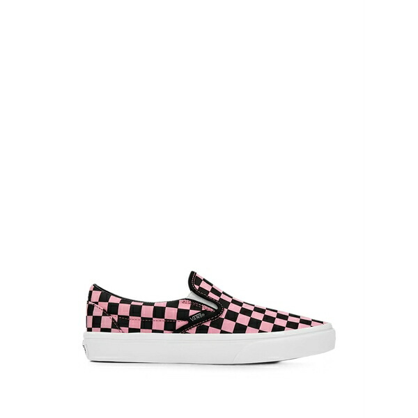 バンズ メンズ スニーカー シューズ Checkerboard slip-on sneakers Pink｜asty
