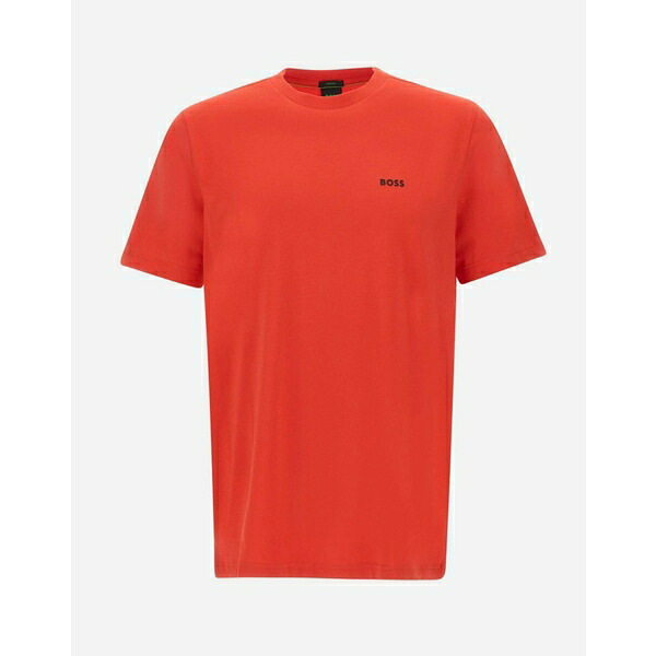 ボス メンズ Tシャツ トップス Short-sleeved t-shirt Orange｜asty