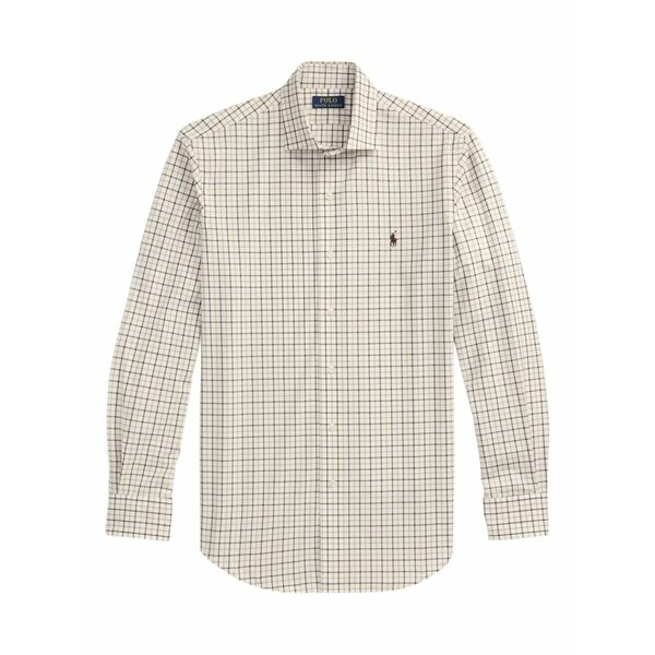 ラルフローレン メンズ シャツ トップス Checked long-sleeve shirt White｜asty