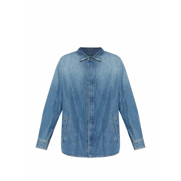 ダークパーク メンズ シャツ トップス Cotton shirt Blue|asty