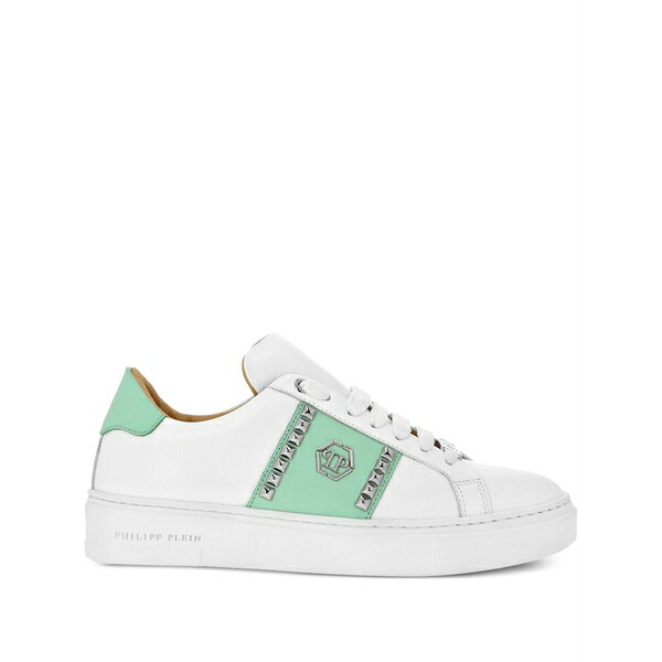 フィリッププレイン メンズ スニーカー シューズ Lo-top sneakers White｜asty