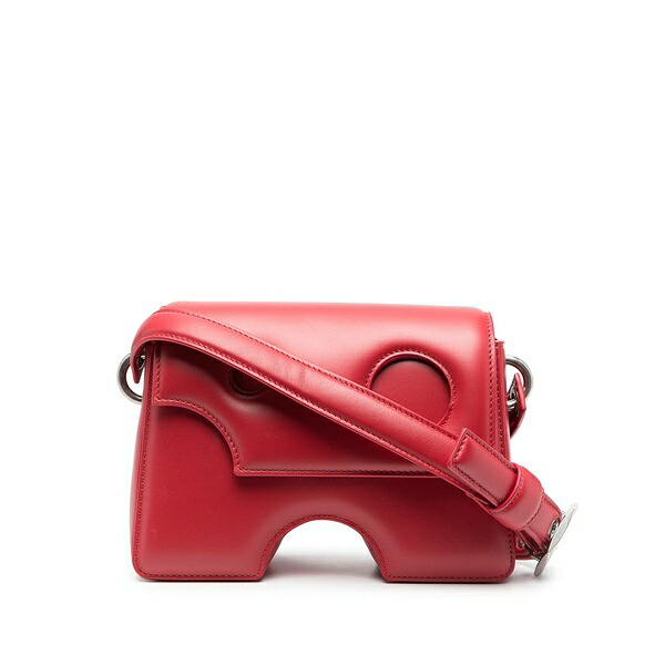 オフホワイト レディース ショルダーバッグ バッグ Burrow-22 shoulder bag Red｜asty