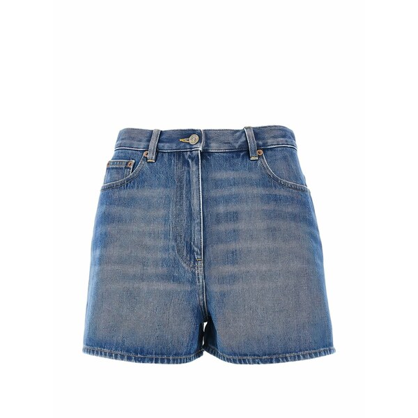 ヴァレンティノ ガラヴァーニ レディース カジュアルパンツ ボトムス Belt-loop pocket shorts Blue｜asty