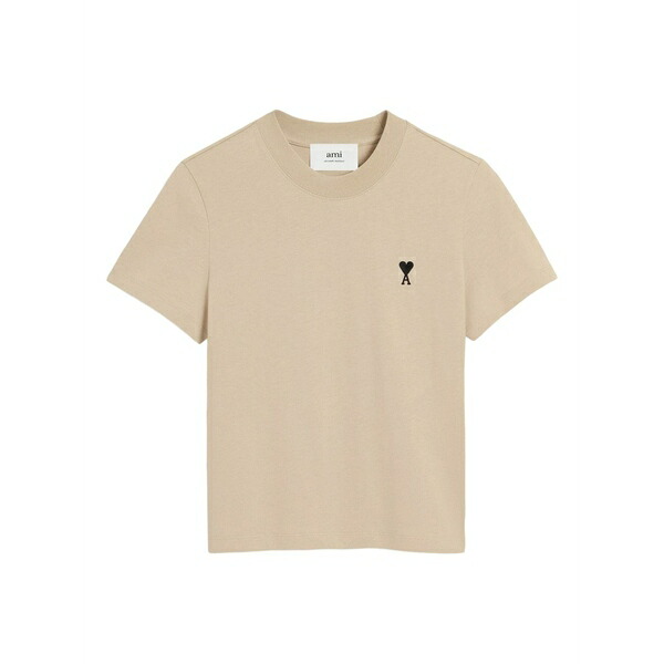 アミ レディース Tシャツ トップス Ami de coeur t-shirt Neutrals｜asty