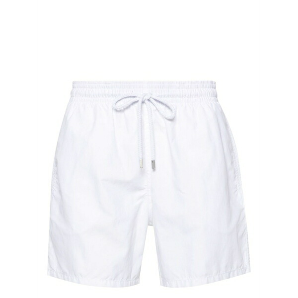 ヴィルブレクイン メンズ カジュアルパンツ ボトムス Elasticated-waist swim short White｜asty