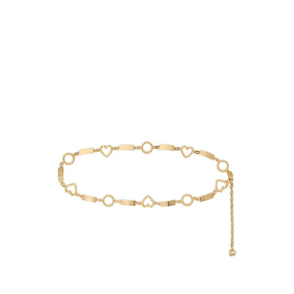 マージュ レディース ベルト アクセサリー Heart-link chain belt Gold｜asty 31,070円