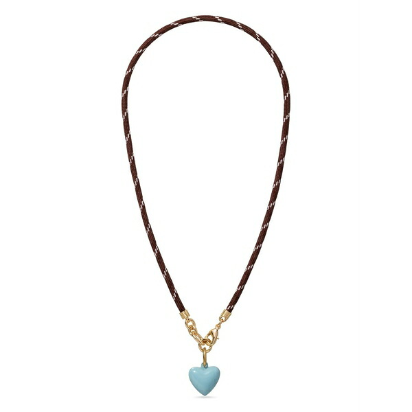 ロクサンヌ・アスリン レディース ネックレス・チョーカー・ペンダントトップ アクセサリー The happy cord charm necklace Brown|asty