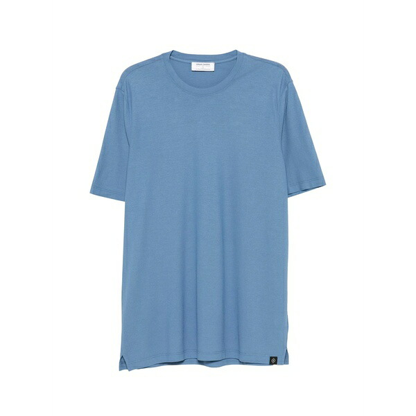 グランサッソ メンズ Tシャツ トップス Short-sleeve t-shirt Blue｜asty