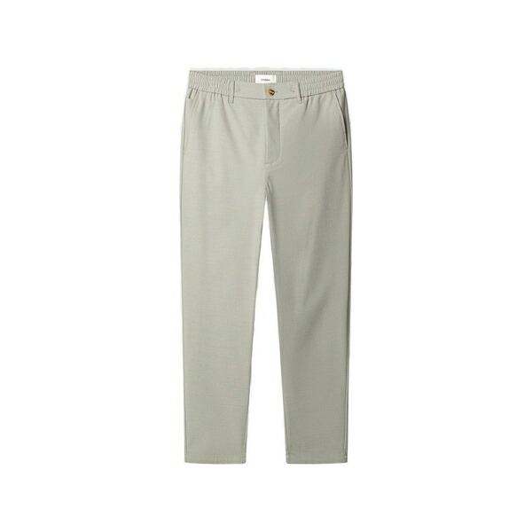 ギャバ メンズ カジュアルパンツ ボトムス Monza tasca elasticated-waistband trousers Grey｜asty