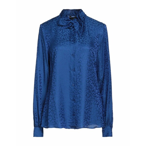 100%正規品 カヴァリ クラス ロベルト カバリ レディース シャツ トップス Shirts Blue