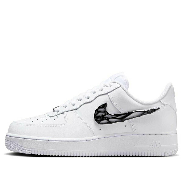 Nike ナイキ レディース スニーカー White/Black 【(WMNS) Nike Air Force 1 Low 'Liquid Metal Swoosh' IF1686-101】 サイズ US_6(23.0cm)｜asty