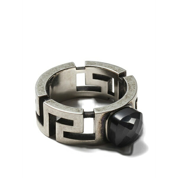 ヴェルサーチ レディース リング アクセサリー Greca ring Silver｜asty