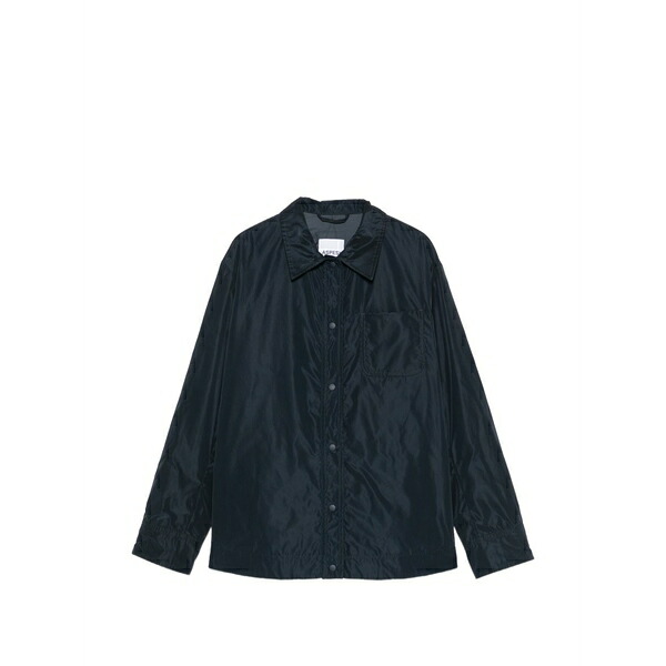アスペジ レディース ジャケット＆ブルゾン アウター Press-stud chest-pocket jacket Blue｜asty