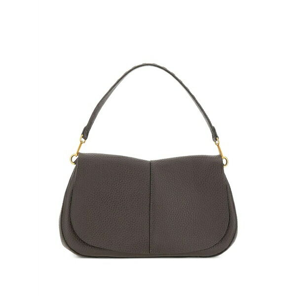 ジャンニ・キアリーニ レディース ショルダーバッグ バッグ Helena round grained leather shoulder bag Brown｜asty