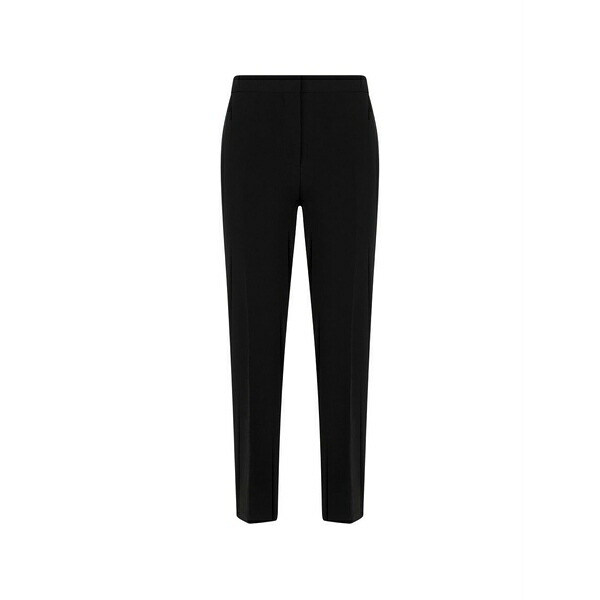 モスキーノ レディース カジュアルパンツ ボトムス Straight-leg elasticated-waistband trousers Black｜asty