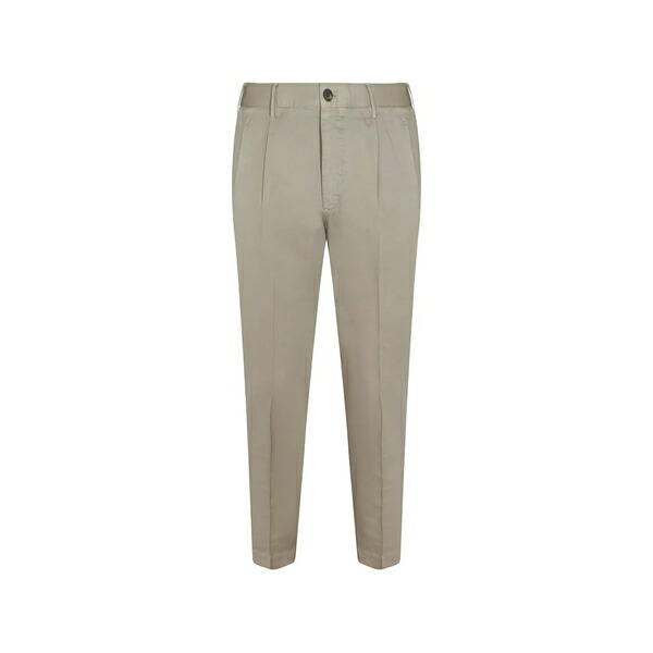 インコテックス メンズ カジュアルパンツ ボトムス Pleated trousers Brown|asty