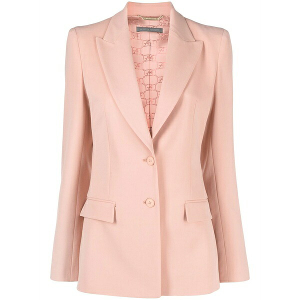 アルベルタ フェレッティ レディース ジャケット&ブルゾン アウター Single-breasted blazer Pink|asty