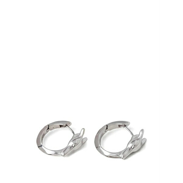 トラサルディ レディース ピアス&イヤリング アクセサリー Animal-shape earrings Silver|asty