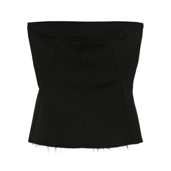 リックオウエンス レディース シャツ トップス Strapless top Black｜asty